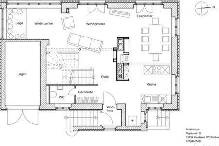 Ferienhaus Bindow Heidesee Eksteriør bilde
